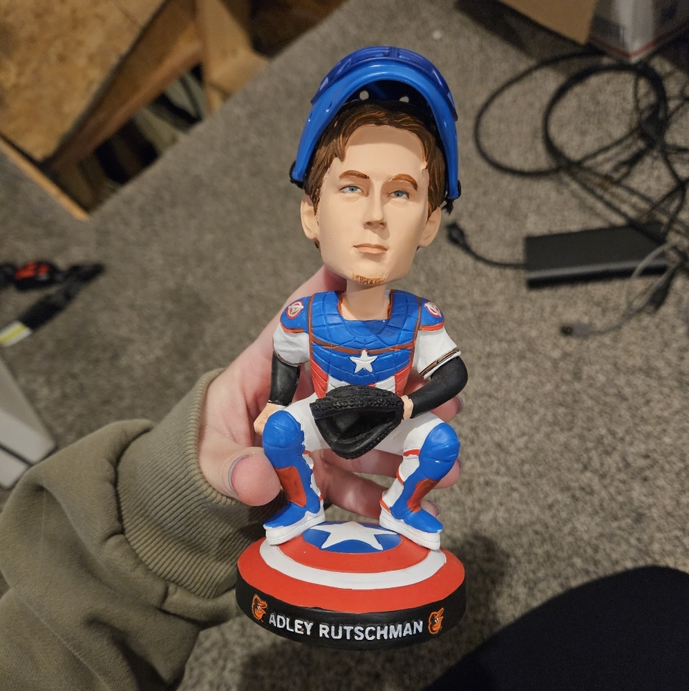 Adley Rutschman Marvel Captain America Bobblehead